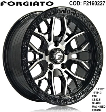 AROS # 16X8 5X114.3 ET0 BM X60616I